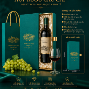 Hộp rượu  đơn cao cấp