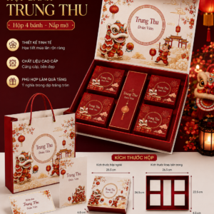 Hộp trung thu cao cấp + hộp dao