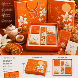 Hộp trung thu cao cấp + hộp dao