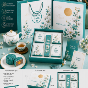 Hộp trung thu cao cấp + hộp dao