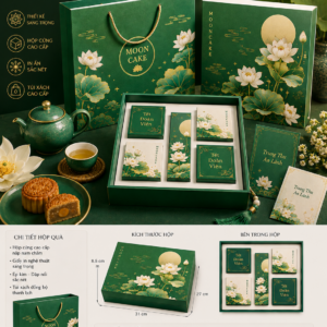 Hộp trung thu cao cấp + hộp dao
